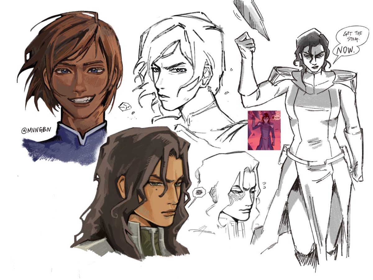 MVNGBN's tweet photo. Some facial studies i did awhile back #tlok https://t.co/NTv5PJmEFB
