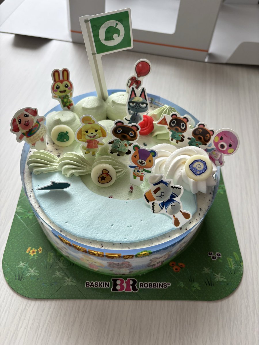 corgi88's tweet photo. 最高の誕生日ケーキです
ありがとうサーティワン
ありがとうどうぶつの森 https://t.co/5k4rRWrU5Y