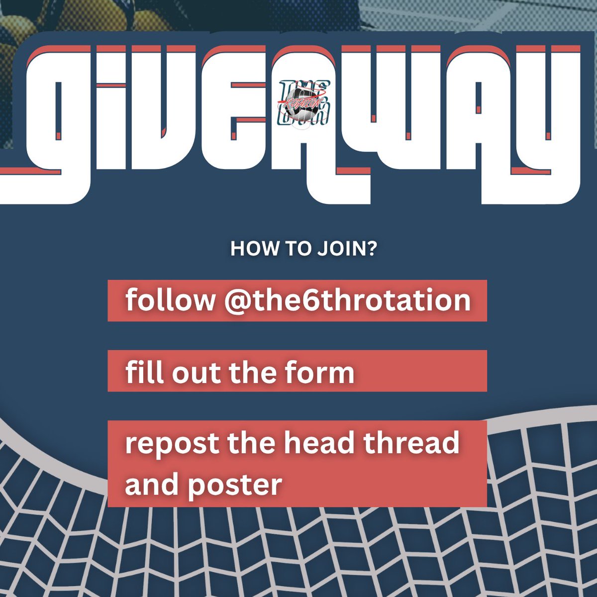 The6thRotation's tweet photo. 4 slots are up for grabs  (2 male &amp; 2 female)  

🎟️ https://t.co/r51nWdbJAP

don't miss your chance to be part of the season and claim your spot on the court before monday (10/8) 5 pm! https://t.co/0R1mWYevzL