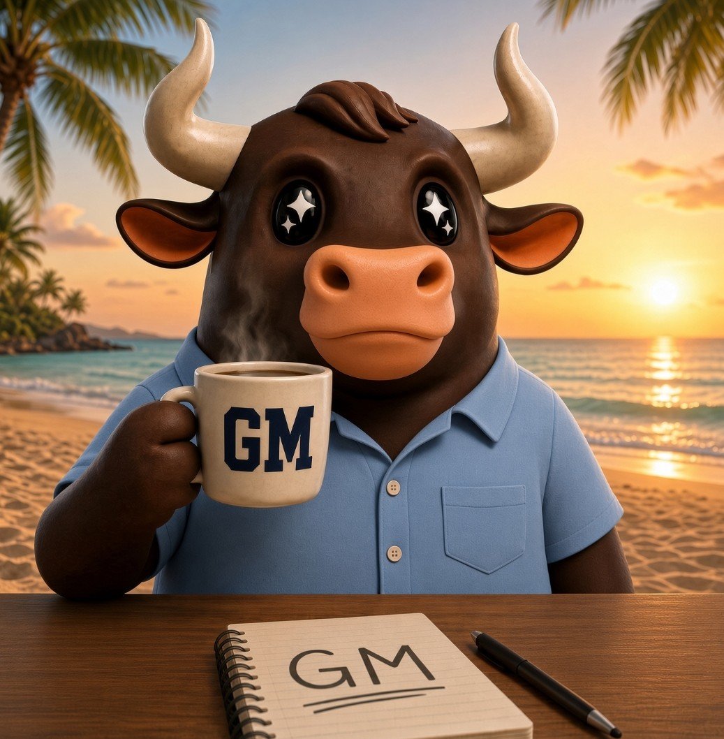 ninozg21's tweet photo. Good morning legends!  Starting the day the only way that makes sense  coffee in hand, waves in the background, and zero stress.  GM from the beach. Let’s make today a great day.  #GM #GoodMorning #BullMode $ANSEM https://t.co/1XBAIVbKf3
