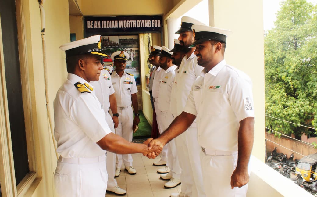NCCGPHQVSP's tweet photo. 🇮🇳  Where training builds confidence, challenges build character, and opportunity creates leaders. ⚓

At the Annual Inspection of 3(A) Naval Unit NCC, Gp Cdr NCC Group Visakhapatnam, Cmde Sumanta Roy, reinforced a simple vision — make every cadet better prepared, more confident and ready to lead .

Focus on institutional training, .22 Rifle firing, drill and Service Subjects remains paramount, alongside creating wider avenues for meaningful Naval training and adventure.

Celebrating the Unit’s AINSC medal winners , the Gp Cdr applauded their grit and perseverance - reminding every cadet that excellence begins with the courage to compete and the resolve to keep going.

Focus on stronger home for the region’s principal Naval NCC Unit, stronger partnerships and wider opportunities are next few steps in taking Naval NCC in the region to greater heights.

 Train well. Dream bigger. Serve with pride.  🇮🇳 ⚓

#NCC #NavalNCC #AINSC #UnityAndDiscipline #DutyHonourCourage #NationFirst