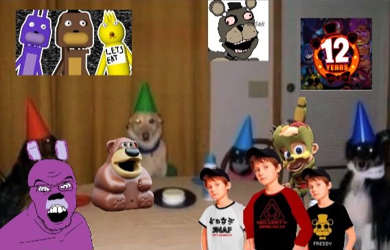 Condorex1403's tweet photo. @jonnybloxalt @Dino20bryan @Teratolust Happy Birthday fnaf https://t.co/5g6hBOJ23q