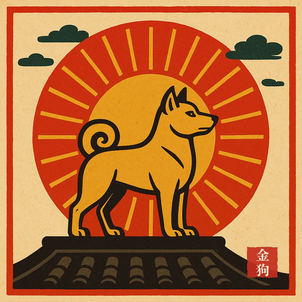 GoldenDogBSC's tweet photo. 太阳刚起，金狗已经发完一轮了 🥇 你的收益不睡觉。链上见。 the sun just clocked in. the dog already paid out. yield doesn't sleep. #金狗 https://t.co/ud24InPWae