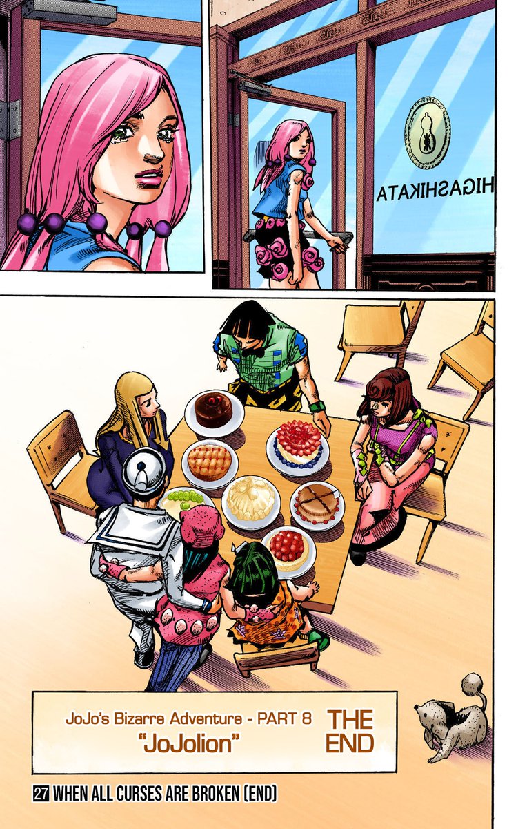 jokufool's tweet photo. Finally completed JoJolion after 4 years but this has been an amazing read. The entire Wonder of U fight had me gripping my seat cuz I thought he was untouchable until Go Beyond was introduced. It's not a Steel Ball Run, but Part 8 got that run that makes it fun to binge. 8/10 https://t.co/BM0nGxgbvo