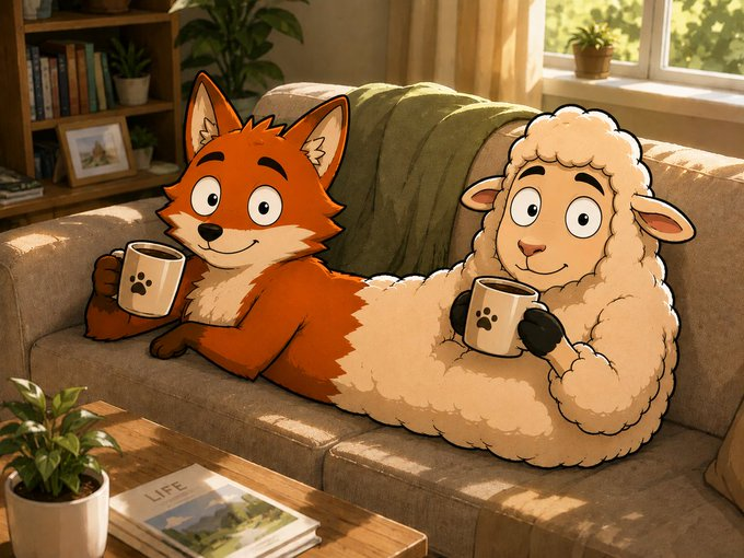 thefoxsheep's tweet photo. GM Flockers 🦊 🐑 https://t.co/IDurGwbfMU