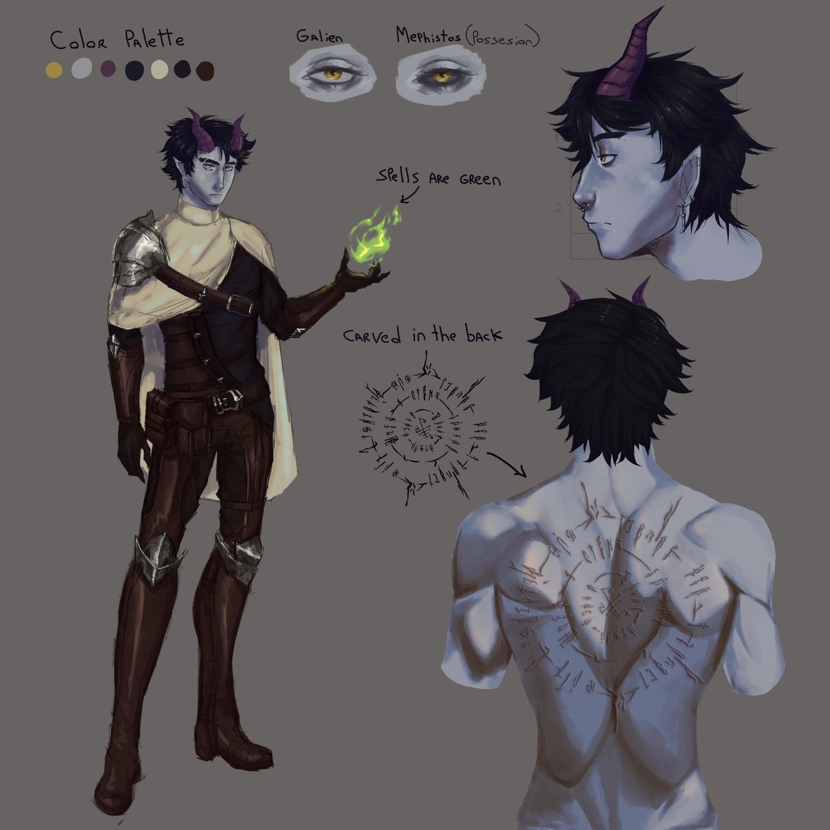 Limberk4's tweet photo. following the other one here´s the character sheet, his name is Galien and he is sour af https://t.co/aPkZBF8jhp