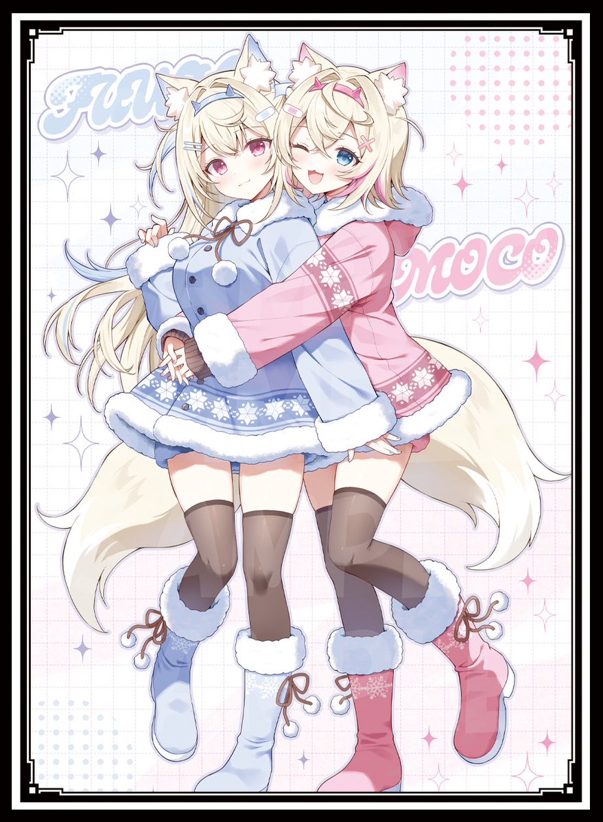 mschaosgoddess's tweet photo. 【WEB即売会/新作第12弾】

フワモコのスリーブとプレイマットです！！

イラストレーターは、Mauve様@MauveSR になります！
#混沌の女神様新作告知 https://t.co/AZRU6RxiMS