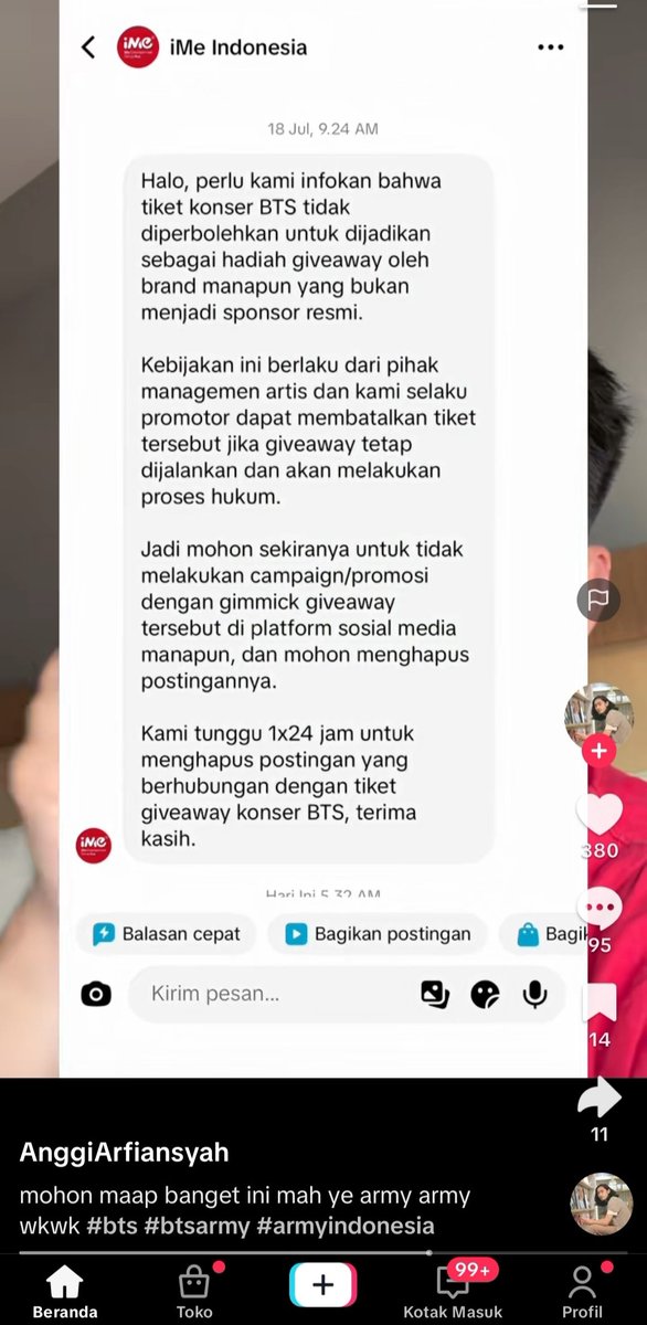 do__jk's tweet photo. nih orangnya nongol sendiri, ternyata dia sampe dapet dm dari ime nya langsung.

dan tolong banget lah kalian harus bisa bedain mana GA illegal kaya gini sama GA dari sponsor, be smart yall https://t.co/MLMvoiNPjF