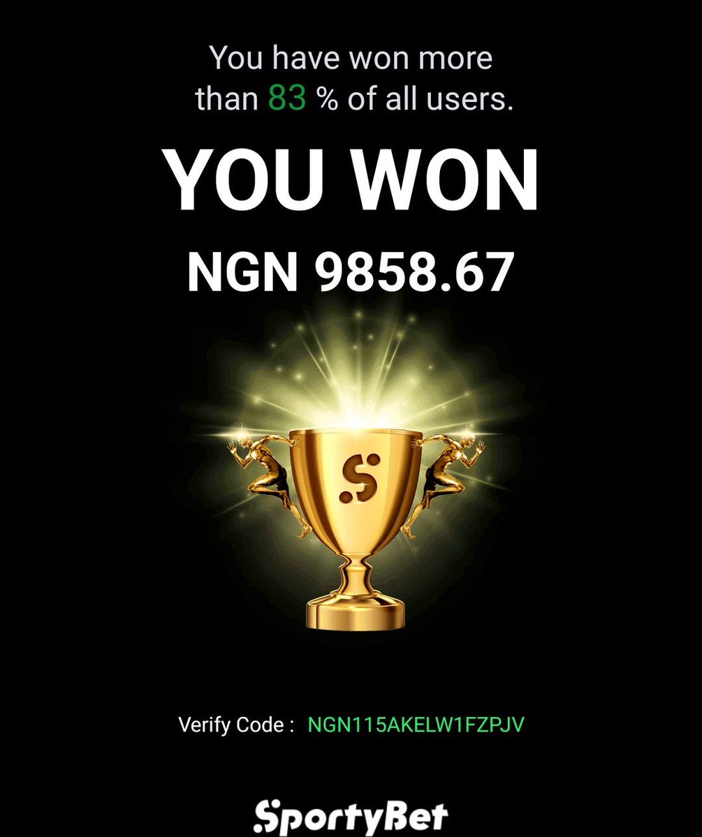 rothmas006's tweet photo. @FemzyGreenLand Thanks boss.. first time winning with you! 🥳 
Cheers to many more 🥂 https://t.co/qa8gtVq0q6