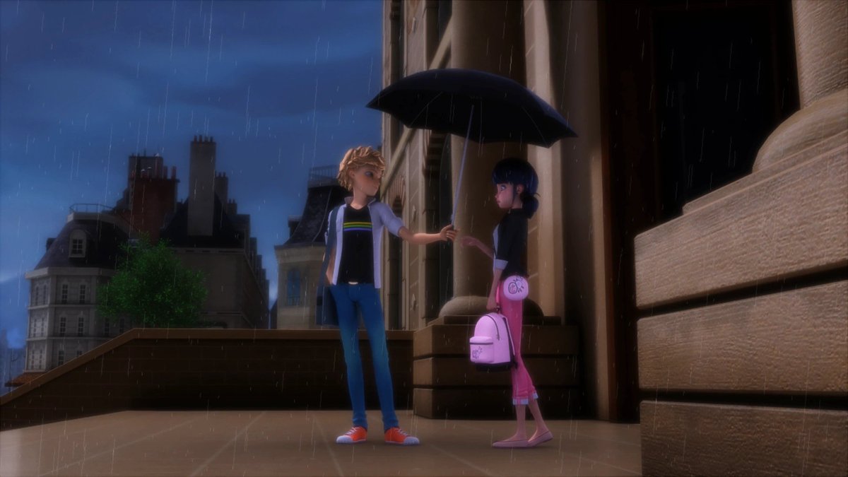 Acervoladybug's tweet photo. MARINETTE SE APAIXONOU NA CHUVA E TERMINOU NA CHUVA #MLBS6SPOILERS https://t.co/1ZZdeu31nj