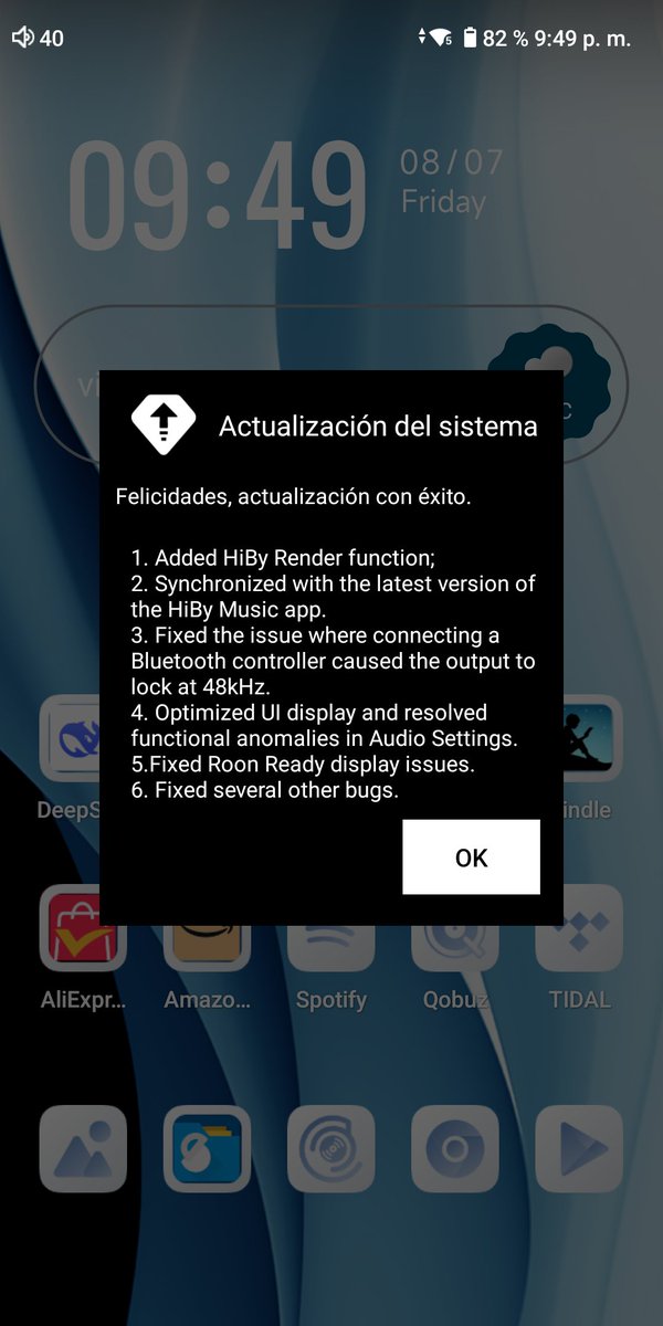 mechanoiser's tweet photo. @hiby_music Instalado en mi hiby r6 pro max desde la Ciudad de México. Gran aparato. https://t.co/3Hlmo9MpNy