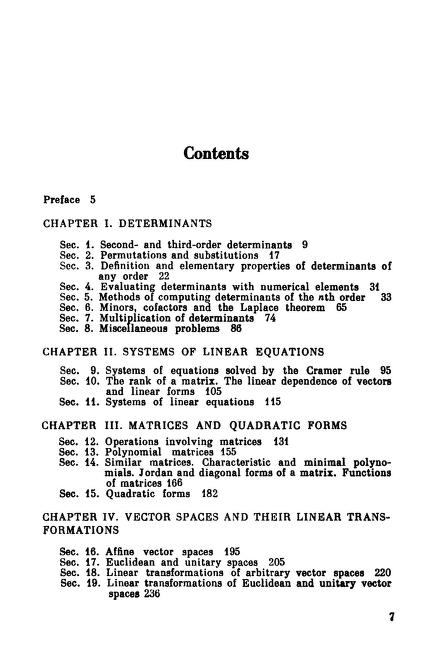 MirTitles's tweet photo. Problems In #Linear #Algebra

by  I.V. Proskuryakov
to give a sufficient number of exercises for developing skills in the  solution of typical #problems, to clarify basic concepts and their  interrelations, to expand  the mathematical horizons
#soviet #mir
https://t.co/7ZaL8okFuT https://t.co/N4En5uuF18