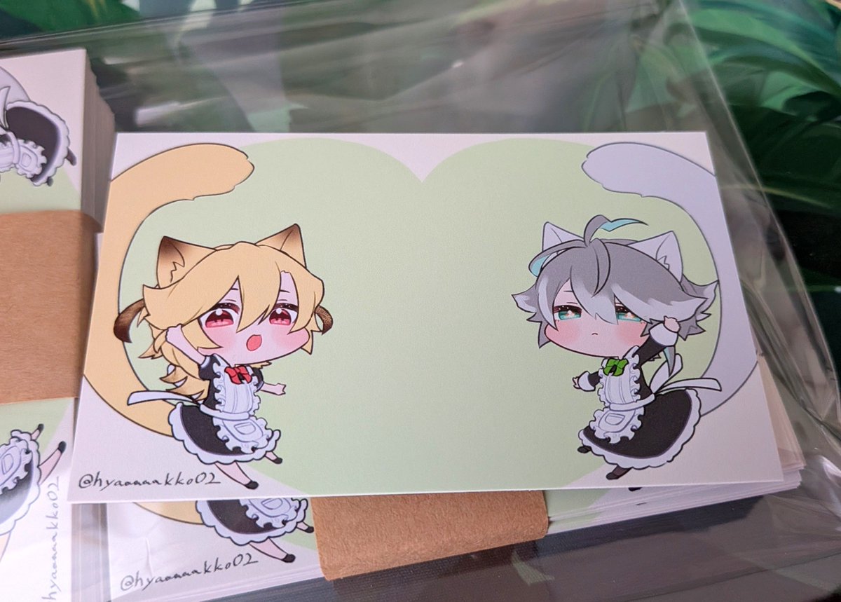 hyaaaaakko02's tweet photo. Thanksカードいい感じに刷ってもらえてハピ🥰❣️❣️ https://t.co/lv0nrja6IZ