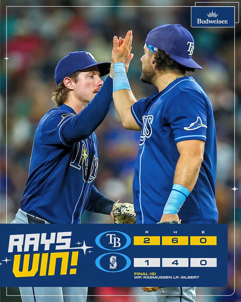 RaysBaseball's tweet photo. Sleepless in Seattle

#RaysUp | #RaysWin https://t.co/fswWfCjNev