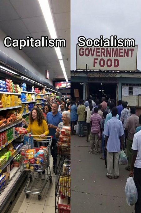 Skatter44's tweet photo. @MalloryMcMorrow No its capitalism vs socialism/communism https://t.co/huyW3KHlas