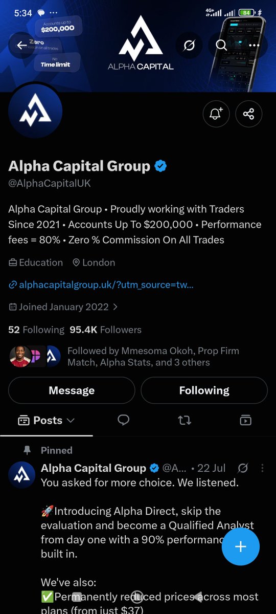 miracle671990's tweet photo. @AlphaStats1 @AlphaCapitalUK @MmesomaO14712 https://t.co/qI5nnbN464