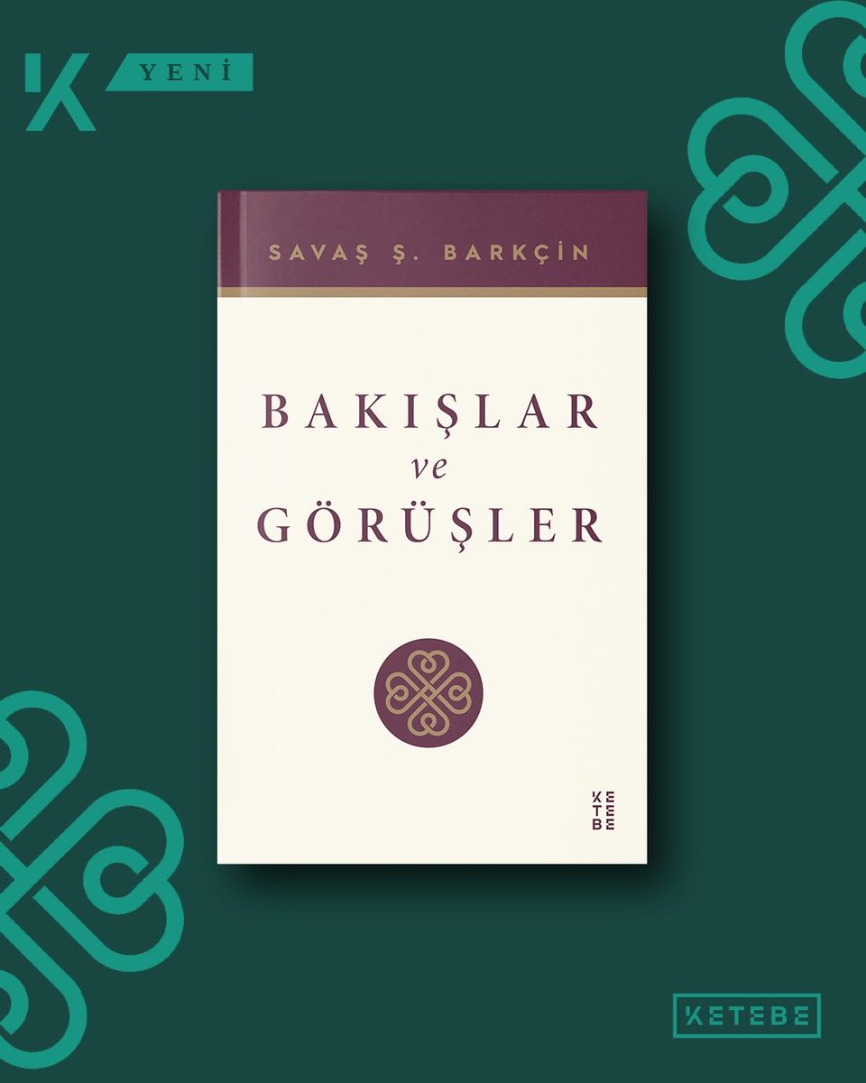 SavasSBarkcin's tweet photo. Yeni kitabımız Bakışlar ve Görüşler çıktı. 
Hayra yarar inşaAllah. https://t.co/Fe73Tza0v6
