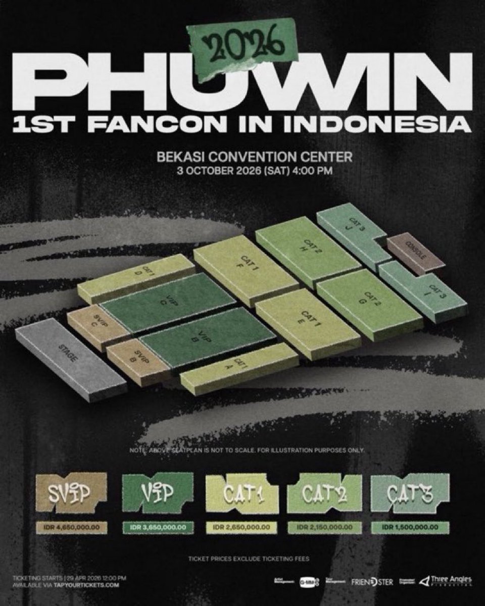 BRIANNATIX1's tweet photo. WTS / Want To Sell / LFB Phuwin 1st Fancon in Indonesia 

-2x SVIP B ticket, seat + all benefits included 
side by side seats
Rfs:upgraded seats

#2026Phuwin1stFanconinIndonesia https://t.co/9I1kKD6iGx