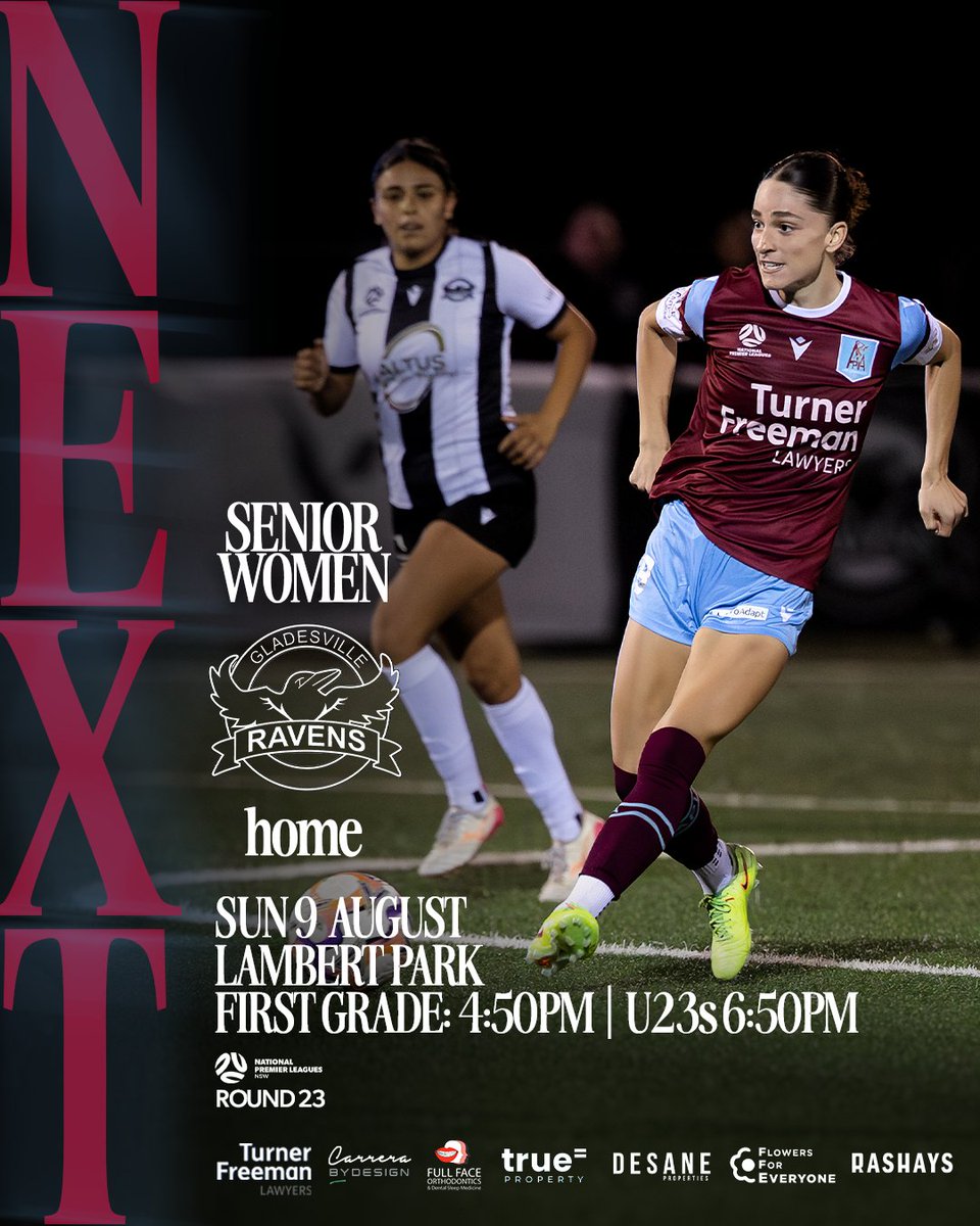 apialeichhardt's tweet photo. Gladesville Ravens at home awaits the girls tomorrow for their next clash as the NPL Women's Premiership race continues. ๐ฆโโฌ๐
Join us at Lambert! Tickets: https://t.co/h6VZSWmfN4 ๐๏ธ
#APLvGLR #NPLWNSW #ForzaAPIA ๐๐ฉต https://t.co/3TjJ4gQ7cM