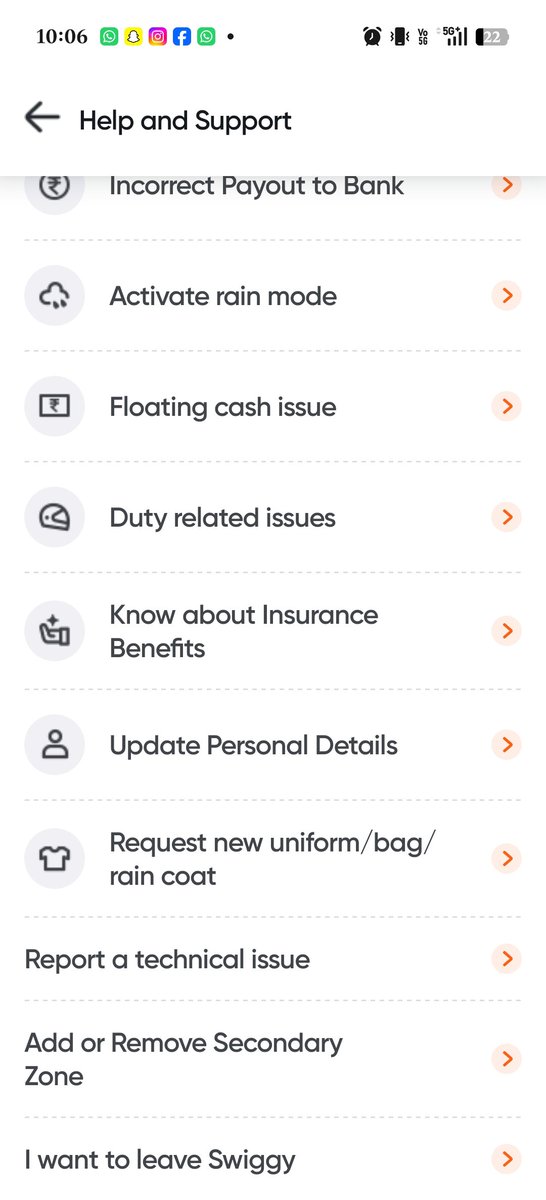 Dpak_Rajput's tweet photo. @SwiggyCares Which option should I select? https://t.co/A1tt2fluZJ