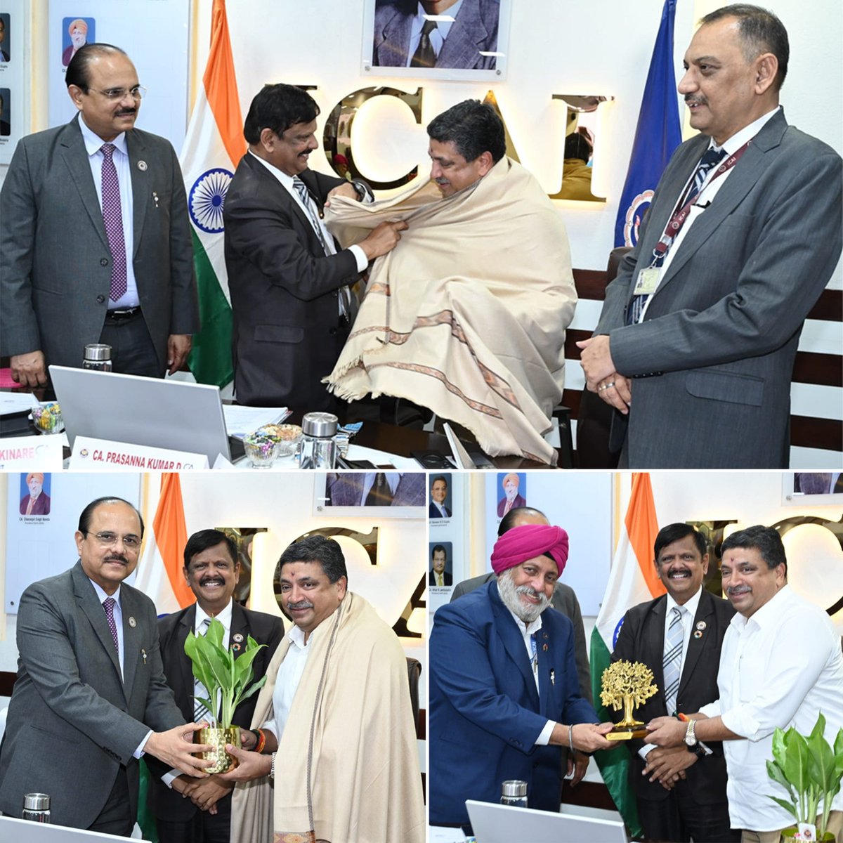 ptrmadurai's tweet photo. It was a real pleasure to visit the ICAI Bhawan in New Delhi during my recent visit to the capital and reconnect with many old friends from the Institute.

My association with the @theicai spans over a decade, beginning with the S. Vaidhyanatha Aiyar Memorial Lecture in 2013 as a banker at Standard Chartered. Since then, I have had the privilege of interacting with members and students almost every year, as a banker, a retired banker, an MLA, Finance Minister and IT Minister, through conferences, lectures, workshops and capacity-building programmes on subjects ranging from banking and public finance to GST, demonetisation, global trade and economic policy.

This visit came about quite unexpectedly while I was in Delhi on other engagements. Since we couldn't find time to meet separately, friends who where in Delhi for the ICAI Central Council Meeting invited me to the ICAI Bhawan, where I received an exceptionally warm welcome.

The continued friendship and affection of the ICAI fraternity over the years have been truly heartening.