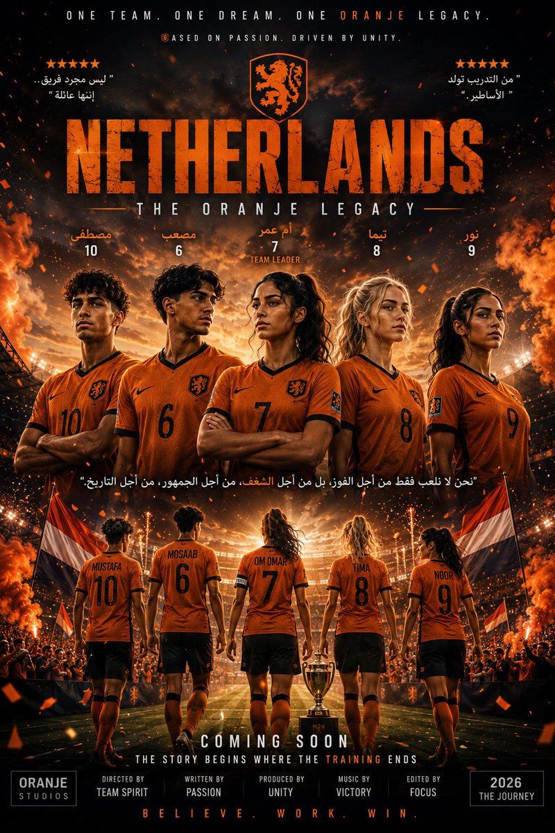 Hol10nd's tweet photo. 🎟️🇳🇱 جاهزين؟

قريبًا تُطرح تذاكر مباراة هولندا الودية 🧡🔥
استعدوا للقاء المنتظر، المدرجات تنتظر أصواتكم وتشجيعكم!

🔥 هولندا × إسبانيا 🇪🇸
🎟️ التذاكر قريبًا… لا تفوّتوا الفرصة!

الموعد يقترب… والحماس بدأ من الآن! 🧡🏆
@Azizgomm  @i56sik https://t.co/8q6KQtRbZU