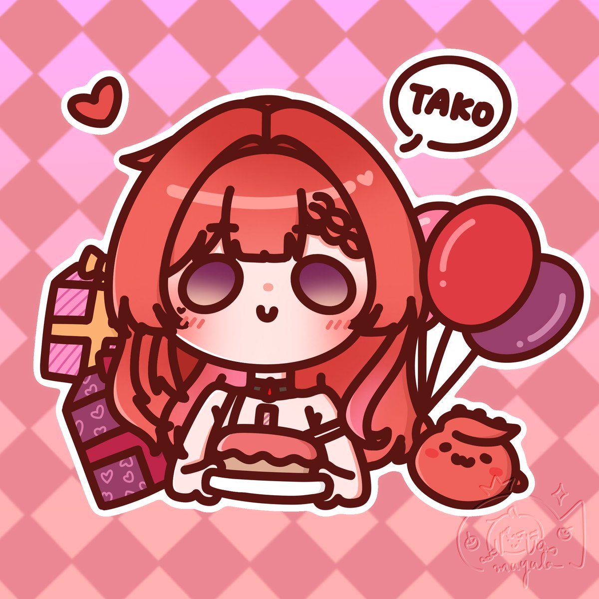 muyula_'s tweet photo. 祝tako姐姐生日快樂！！！(／・ω・)／
🥳🎂
#TAKOSEC 
#TAKO1925 https://t.co/CMEbl47hI2