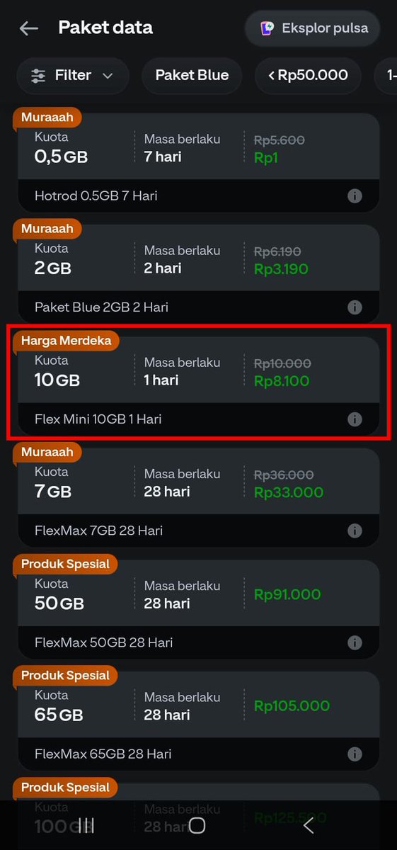 leanatinaya's tweet photo. lagi butuh kuota XL tapi pengen irit, eh ternyata aplikasi GoPay lagi ada promo Harga Merdeka. paket data XL serba Rp8.100, gaslah #KUOTASERBA8RIBU https://t.co/opAAKBKhMq