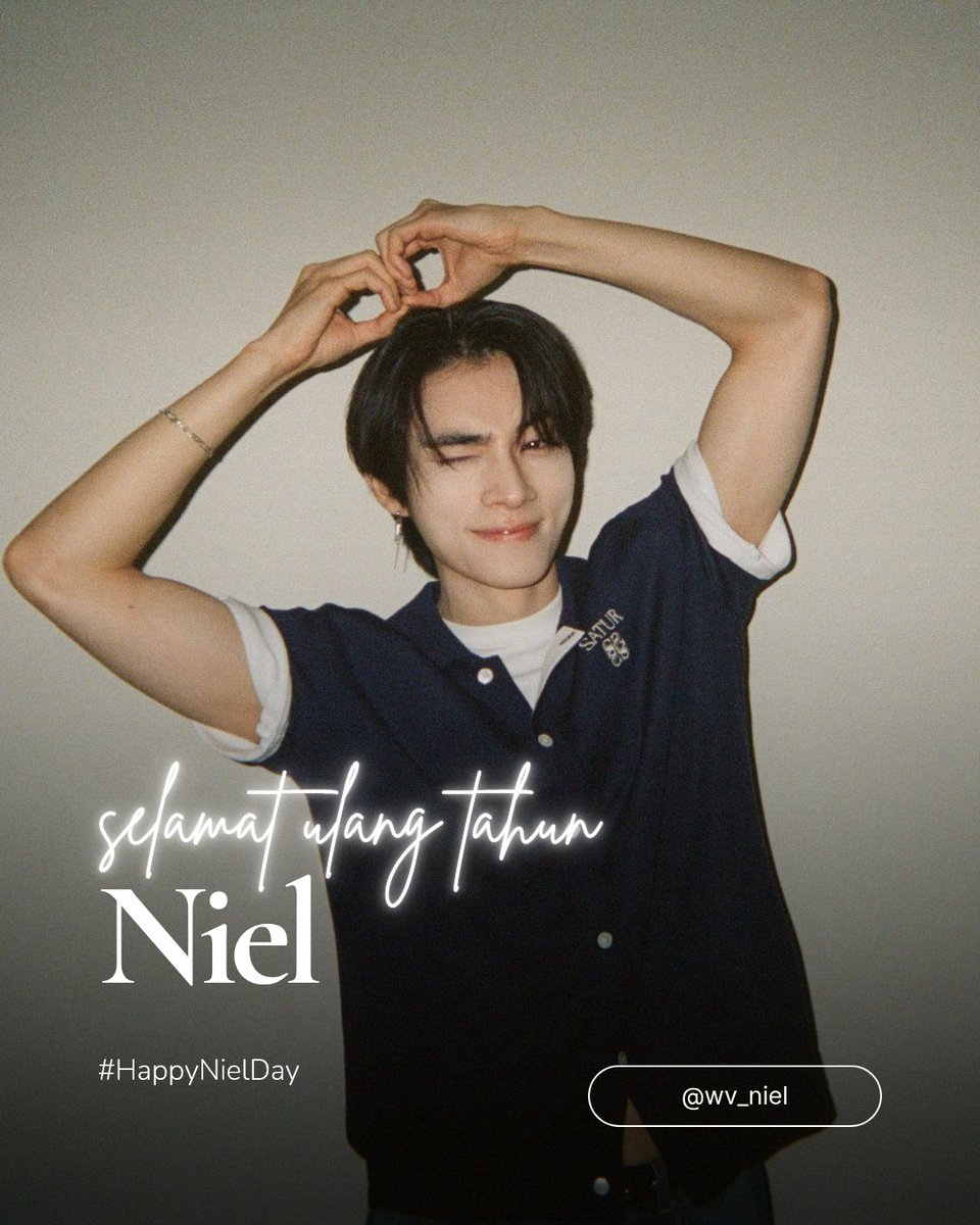 WeiV_Official's tweet photo. [ #STAFF : BIRTHDAY🎉 ]

                         𝐇𝐚𝐩𝐩𝐲   𝐁𝐢𝐫𝐭𝐡𝐝𝐚𝐲!
                 HIERONIMUS NATHANIEL
                               [@wv_niel]

May your year ahead be filled with wonderful moments follow your goals and success this year.
  
#WeiV_Birthday https://t.co/12ciUD6Ia1