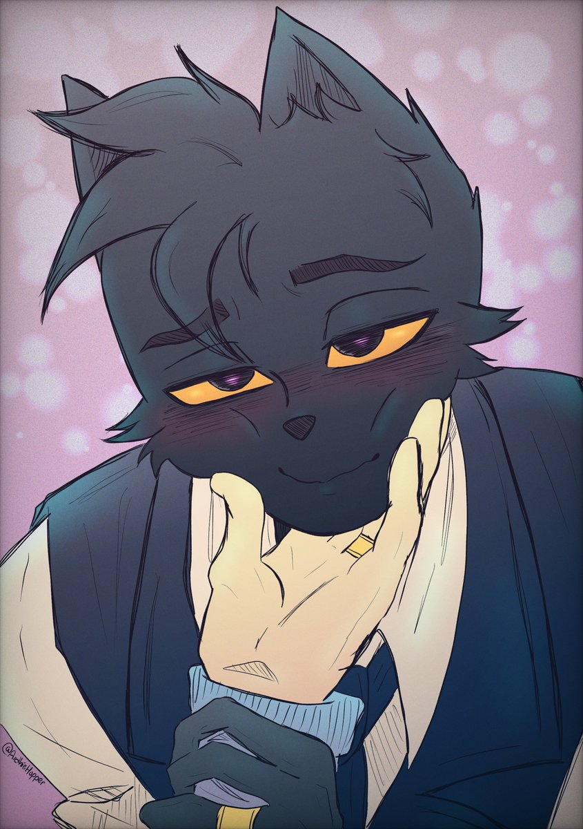 LaReChI69's tweet photo. Happy Cat Day! ✨
In his case, he's in love LMAO 
*I really like The Secret Agent >u<
#bulletbunny #animalhospitalanomoly
#hospitalanimal
#animalhospitalroblox
#robloxart #robloxfanart https://t.co/VLsySiFoEx