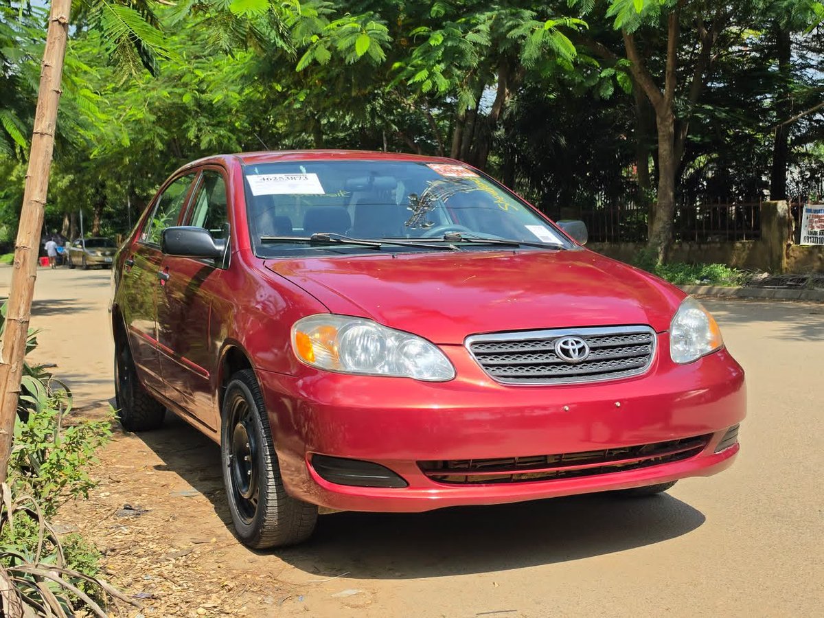 harunaphorl's tweet photo. 🔴 Direct Belgium 2006 TOYOTA COROLLA LE 

-First Body 
-July 2026 Customs Duty 
-Highest Grade ✅
Everything Blessed 

Price: 9M
Abuja

Call or WhatSapp 09073130624 https://t.co/TuD0Wb6Skm