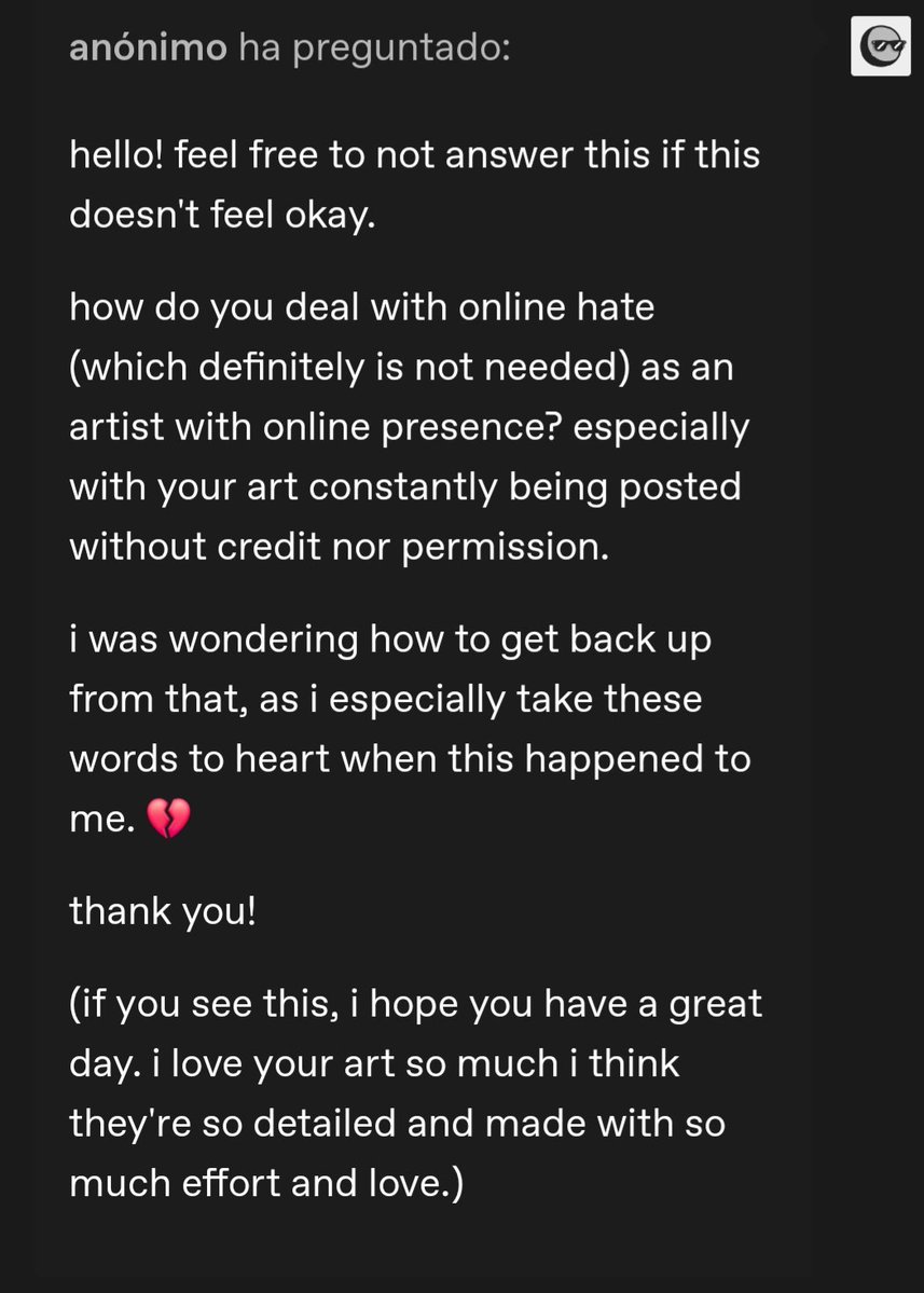 ciricearts's tweet photo. hii im sharing my experience with how I deal with the hate directed at me and/or my art on my platform, in case anyone needs to hear it from someone else's perspective! :> https://t.co/cJa5o8N2nQ