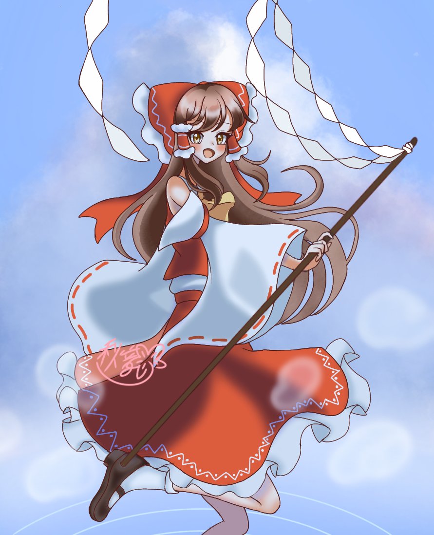 anoneac514's tweet photo. 「空飛ぶ楽園の巫女」
#8月9日は博麗の日
#東方Project https://t.co/YYtoznx1lz