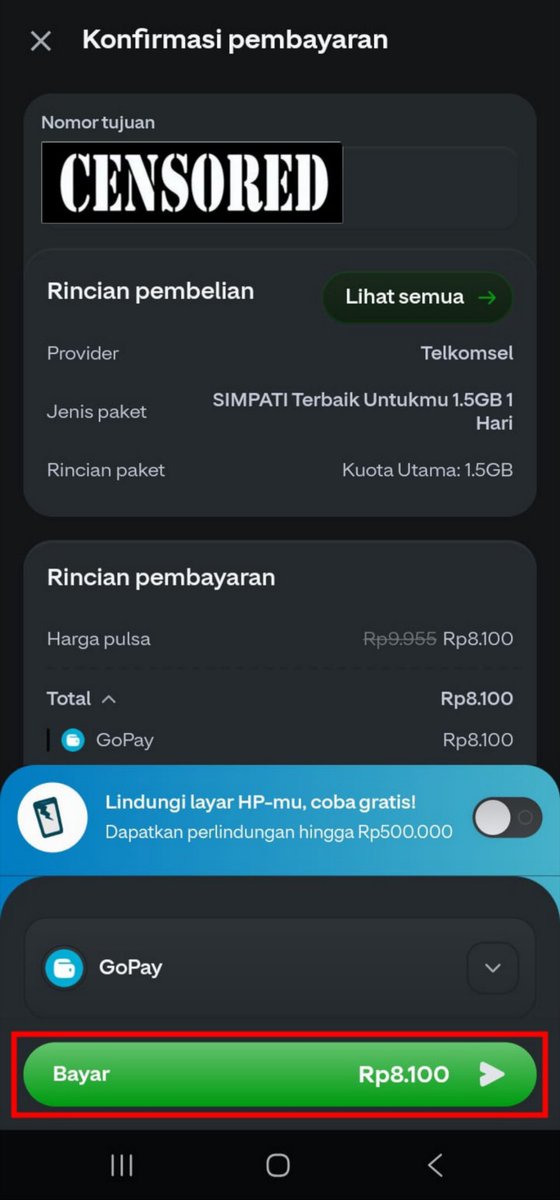 alaquafara's tweet photo. Siapa sih yang nggak pusing kalau kuota habis pas lagi seru-serunya scrolling? Untung ada Spesial Harga Merdeka! Paket Data serba Rp8.100 buat semua operator di aplikasi GoPay.Yuk buruan serbu promonya sekarang ! #KUOTASERBASERIBU https://t.co/jFyjtIQwRr