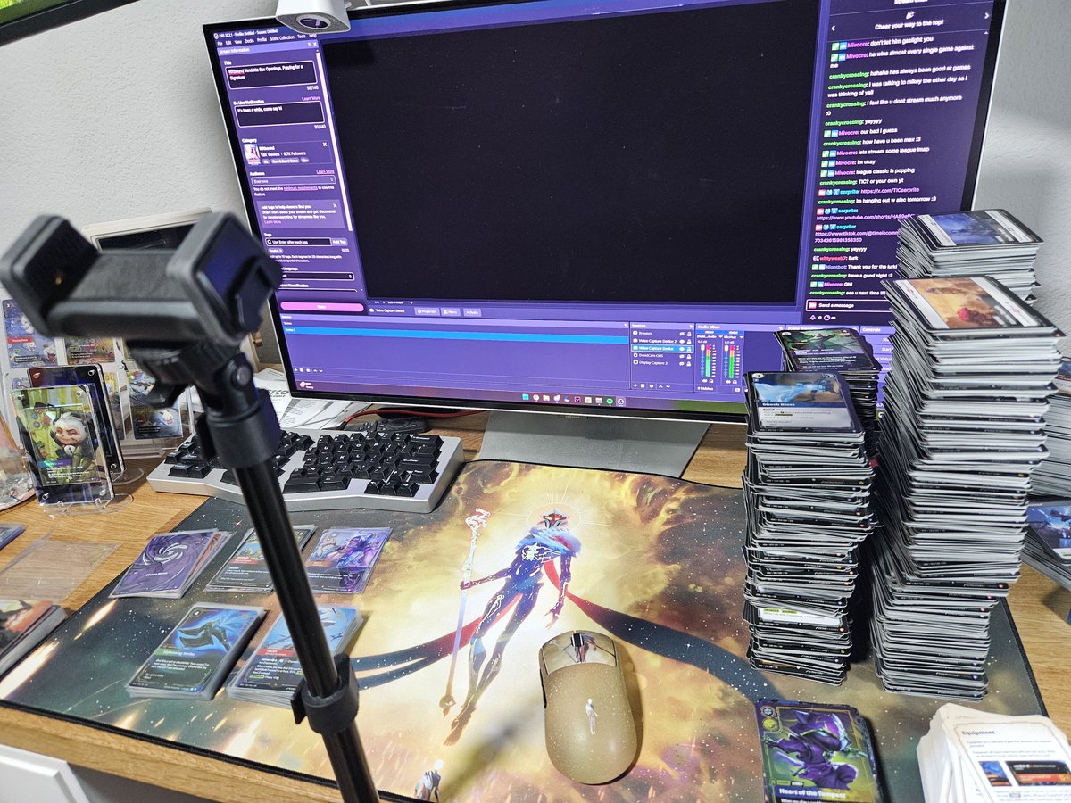 TICserprite's tweet photo. Finished ripping all 8 boxes and a vault on stream, here are my hits:
Overnumbered Zed Legend
Overnumbered Mel Unit
5/6 Crystal Rose Alt Arts
8 Alt Arts
11 Alt Runes
20 Signature Spells
31 Epics https://t.co/iqP4LmeEtp