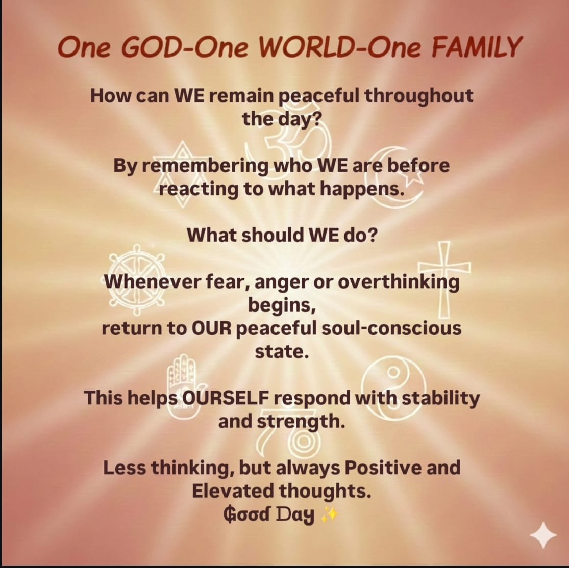 dilippoddar's tweet photo. #onegod #positivethinking #spritualıty #brahmakumaris #elevatedthinking #God #oneworld #onefamily #positivemessages https://t.co/1muvIKIR3i