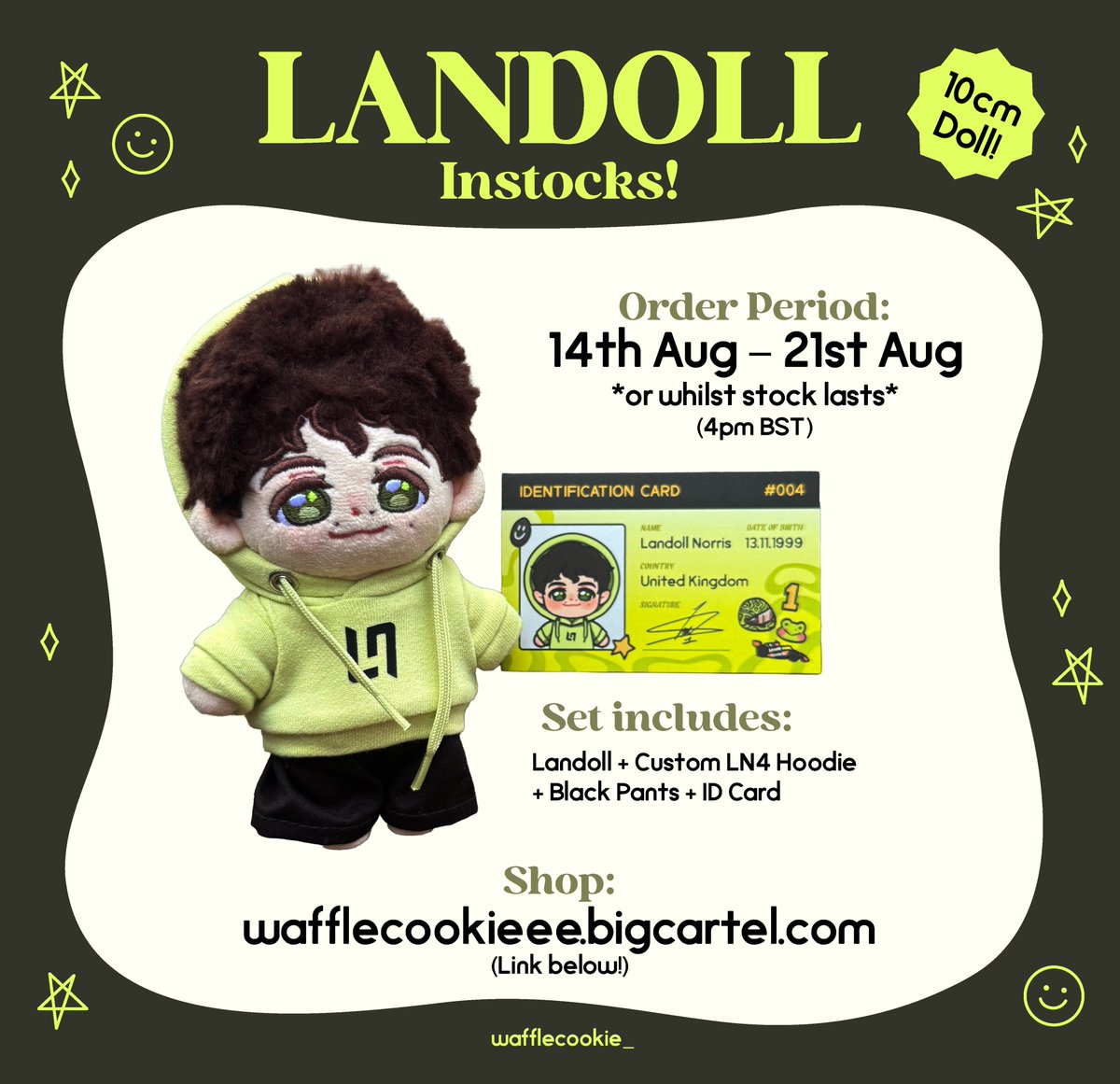 onlyfourlando's tweet photo. [RTs appreciated!]

Opening orders for my remaining 10cm Lando dolls from 14 August! Have VERY limited amounts left. 

*If anyone still has issues with their Landoll order please contact me asap! I tracked all shipments and they all look to be delivered! https://t.co/SIMhzINtSq
