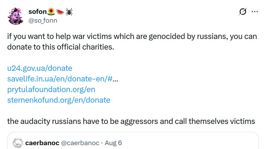 ReviewsPossum's tweet photo. Russian artist: "My authoritarian government started an unjust war and now everything is going to shit. Law and order has disintegrated and I'm worried I'll be conscripted and forced to fight in a war I don't believe in. Help me escape."

Leftists: "FUCK YOU! I HOPE YOU DIE!" https://t.co/4c3RAjOK5K