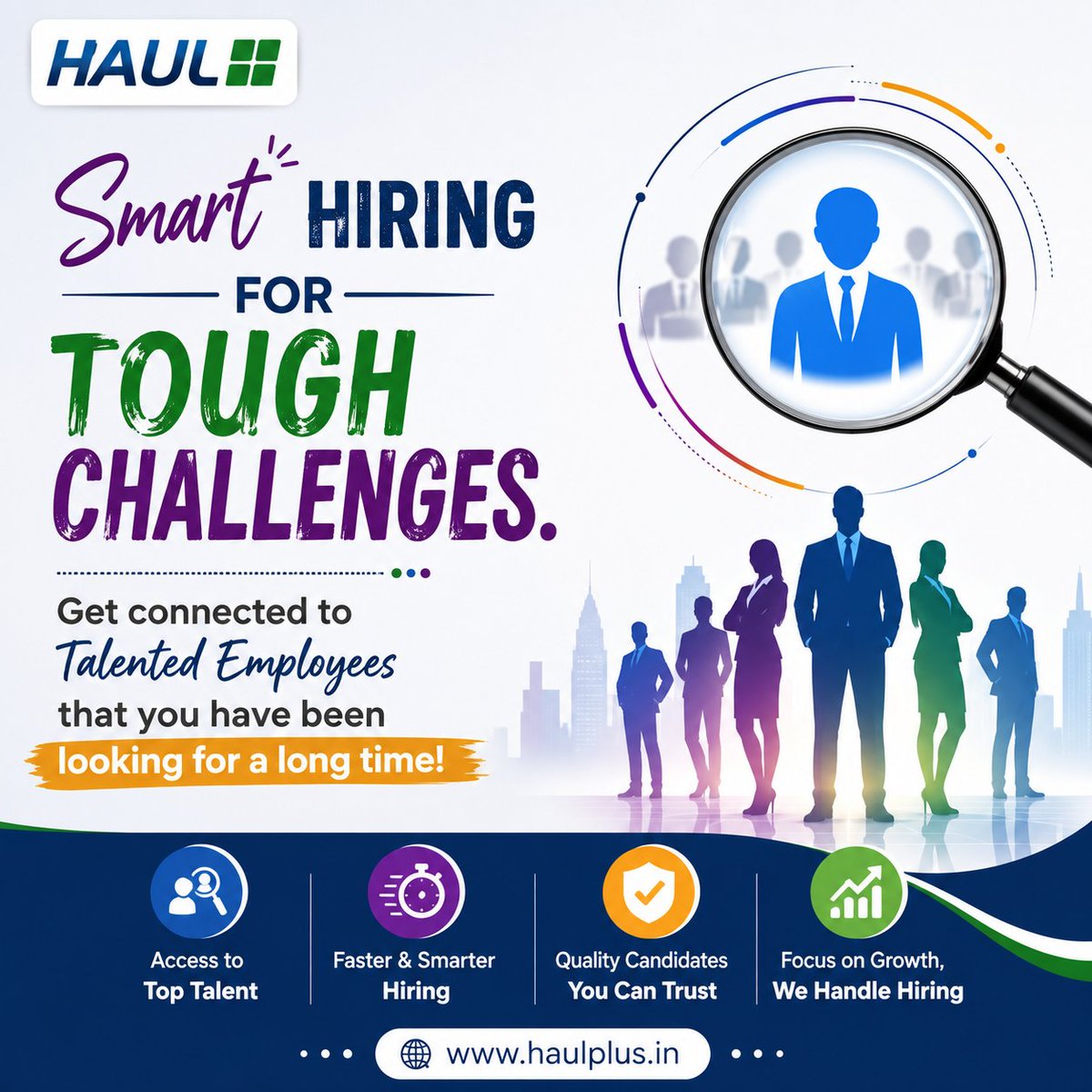 HaulPlus's tweet photo. Finding the right talent shouldn’t be a never-ending challenge. With HaulPlus, connect with skilled and talented employees who match your business needs and help you build stronger teams.

Call us now at 7030954100 or visit https://t.co/Br9GDC8n3S

#HaulPlus #StaffingSolutions https://t.co/gz3ATltNP4