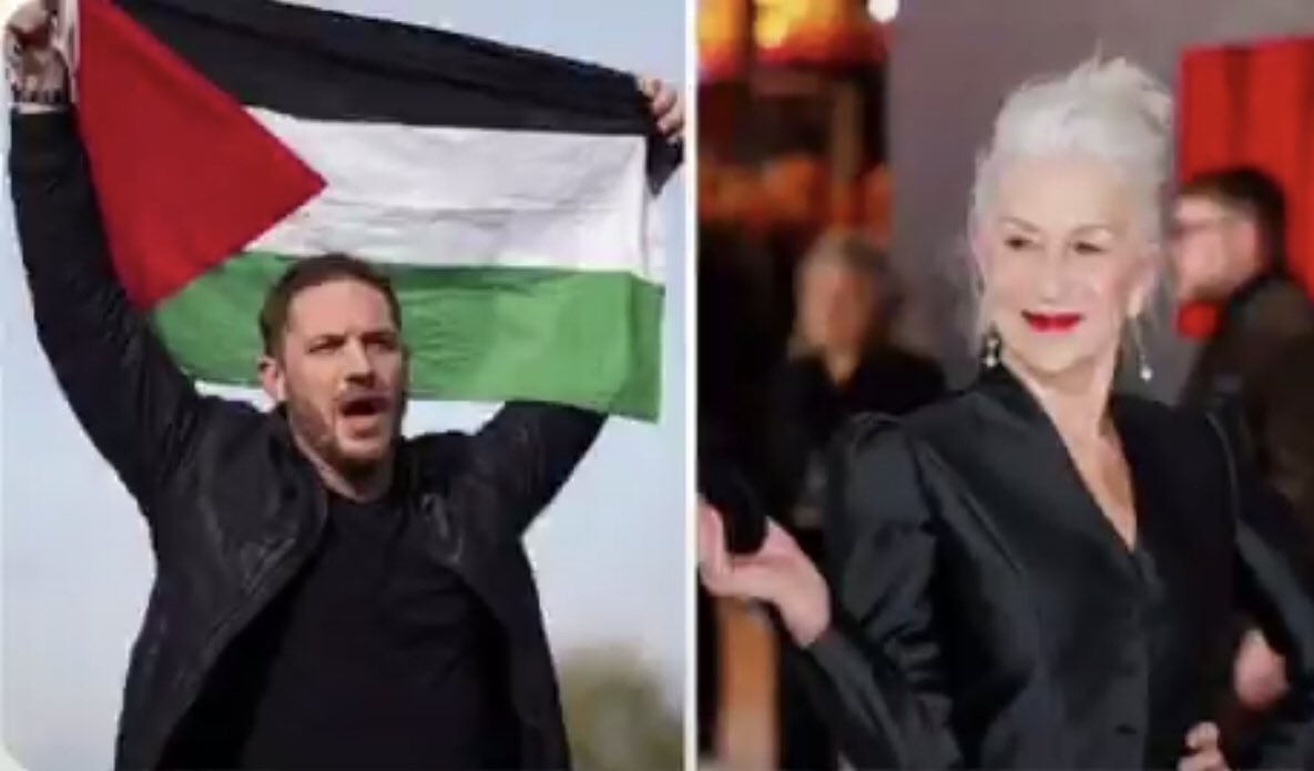 liderfiscal's tweet photo. #ÚLTIMAHORA: Medios británicos Informan:

“Helen Mirren hizo que Tom Hardy fuera retirado de la serie ‘MobLand’ por su apoyo a Palestina.”

Tom Hardy:

“Ya no me importa mi carrera; me importan los niños palestinos.”

#FREEPALESTİNE https://t.co/4MeyyAgwlU