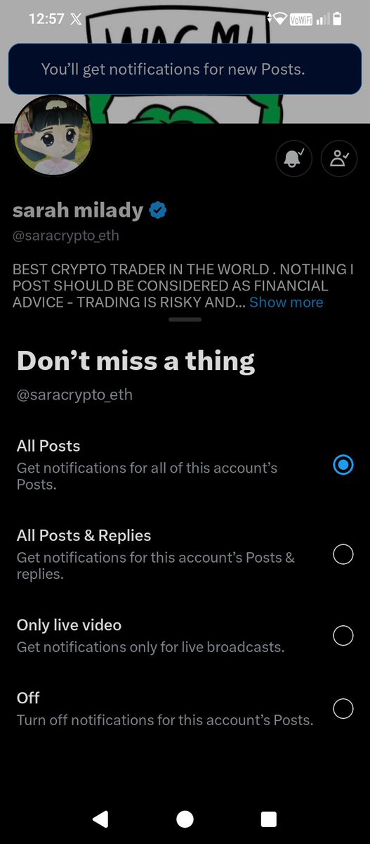 VelinaVlog's tweet photo. @SolLunix @saracrypto_eth Wish me luck 🍀 🙏 

@Christ55291329 https://t.co/VcZCJ8fLut