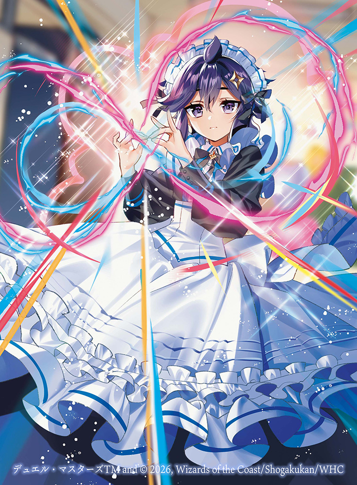 ebitenm's tweet photo. 本日発売のデュエルマスターズ「ドラゴン娘になりたくないっ！ 文化祭だョ！全員集合!!ドラ娘100％パック」にて【帝王坂∞＜…………！＞】描かせていただきましたよろしくお願いいたします！#デュエマ https://t.co/wvoZROr5lq