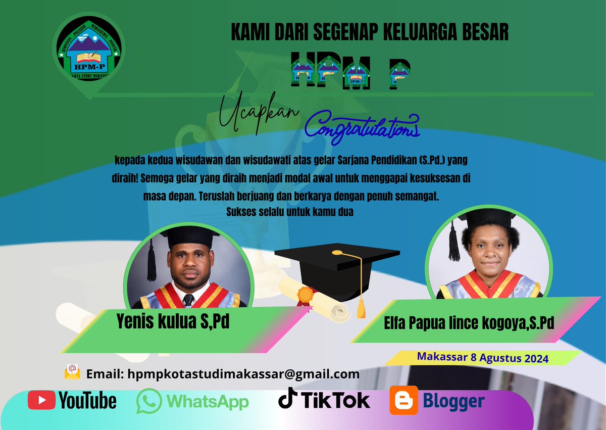TimesWanimbo1's tweet photo. informasi: Wisudawan dan wisudawati Makassar 08-08-2026 https://t.co/ROle0yAHiS https://t.co/njG8hXoS07