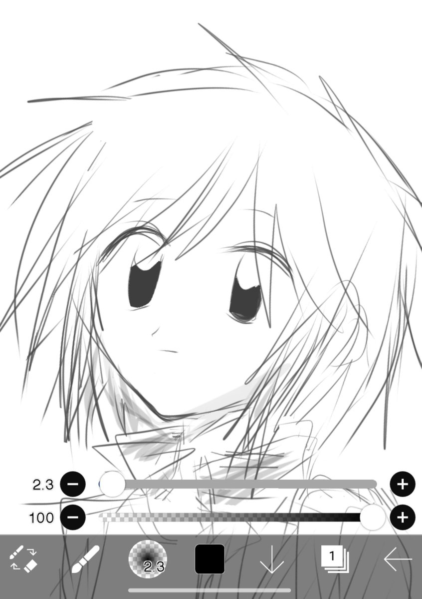 1gwyr1's tweet photo. 顔描くのたのしい https://t.co/tJgSFxVkkx