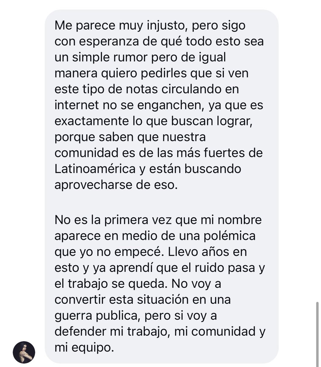 sayftdiorge's tweet photo. Orgullosa de ser fan de alguien cómo ella que no finge ser algo que no es, la gente que a tenido el privilegio de trabajar con ella saben lo linda persona que es, nunca me harán desconfiar de ti y menos dejarte de apoyar porque si no pudieron con nosotros en 2018 ahorita menos! https://t.co/zJX7yClHsd