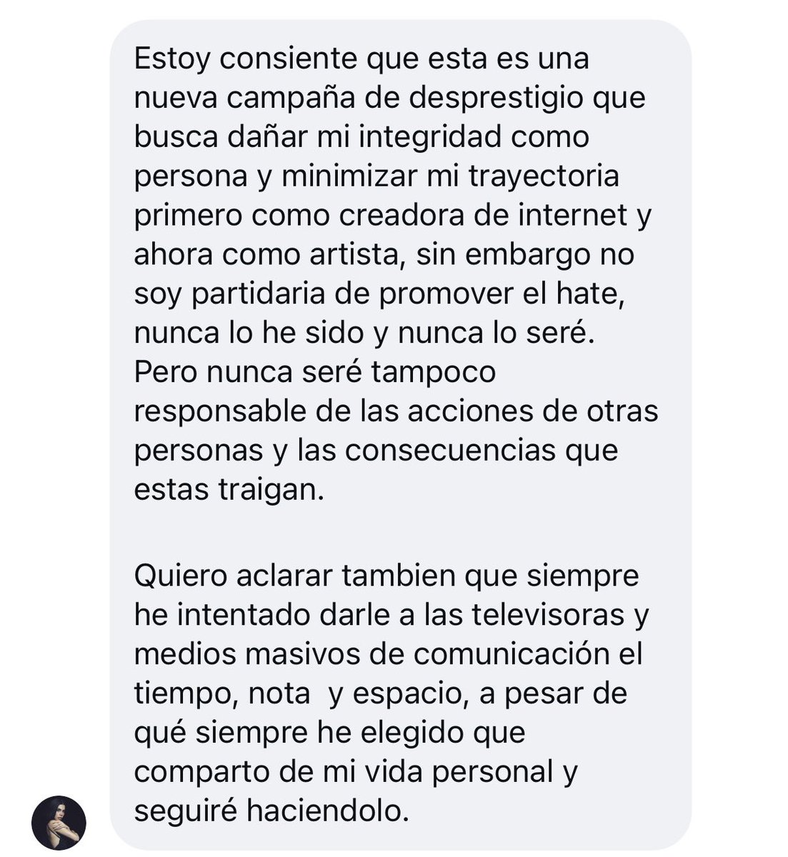 sayftdiorge's tweet photo. Orgullosa de ser fan de alguien cómo ella que no finge ser algo que no es, la gente que a tenido el privilegio de trabajar con ella saben lo linda persona que es, nunca me harán desconfiar de ti y menos dejarte de apoyar porque si no pudieron con nosotros en 2018 ahorita menos! https://t.co/zJX7yClHsd