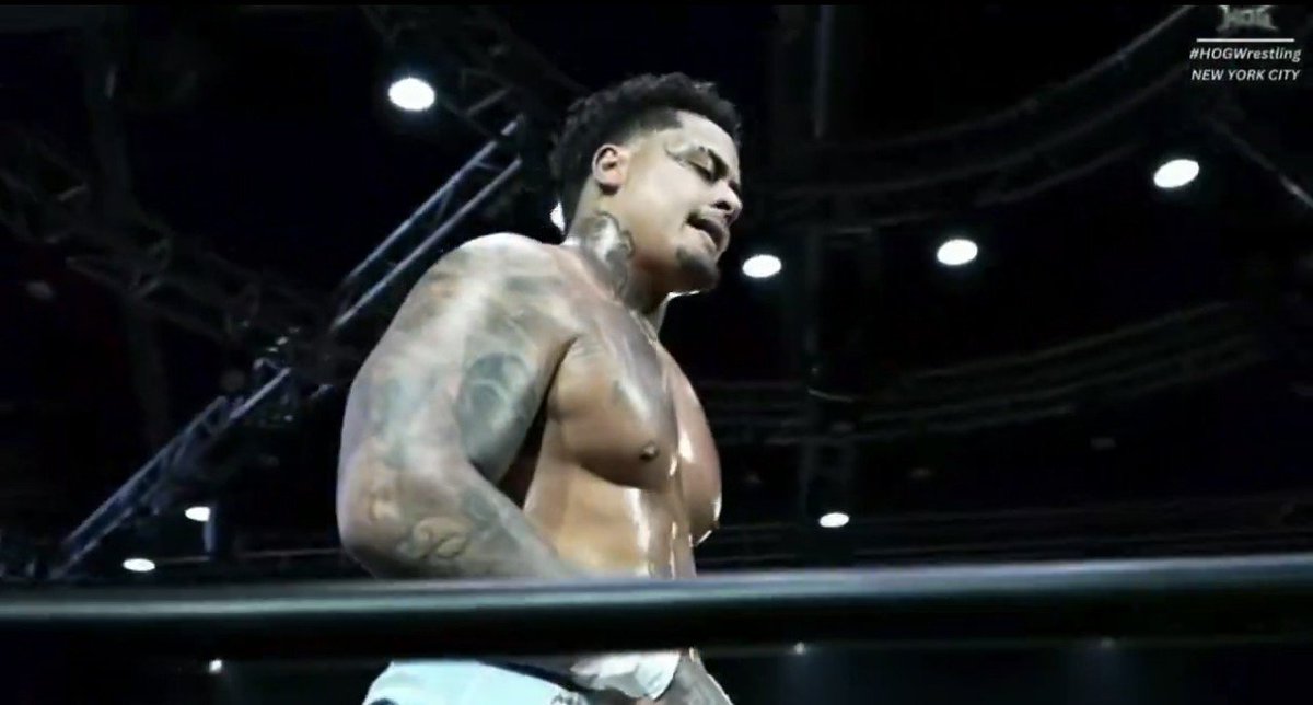 MichaelJoardan's tweet photo. Zilla Fatu has dropped the HOG Crown Jewel Championship to Amazing Red, he got “Thank You Zilla” chants and Red wished him good luck

Off to WWE https://t.co/UJY139zKHV