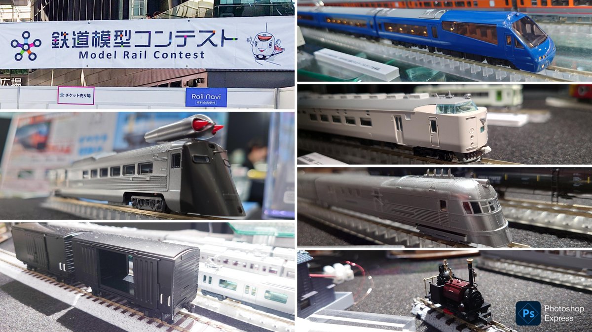 ARCATRA_jp's tweet photo. 鉄道模型コンテスト にやって来ました🐈‍⬛ 💨
16番作品がこれまでより多い上にクオリティも上がってる気が…！
EF200良いですね✨

これからモジュールも拝見させて頂きます🔎✨ https://t.co/W53L8bqNEu