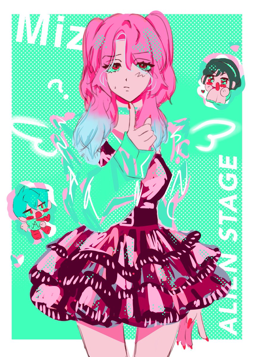 ysR2zqvNkK734's tweet photo. 地雷系ミジ（？）
#ALNST https://t.co/gG3KGTLKHb