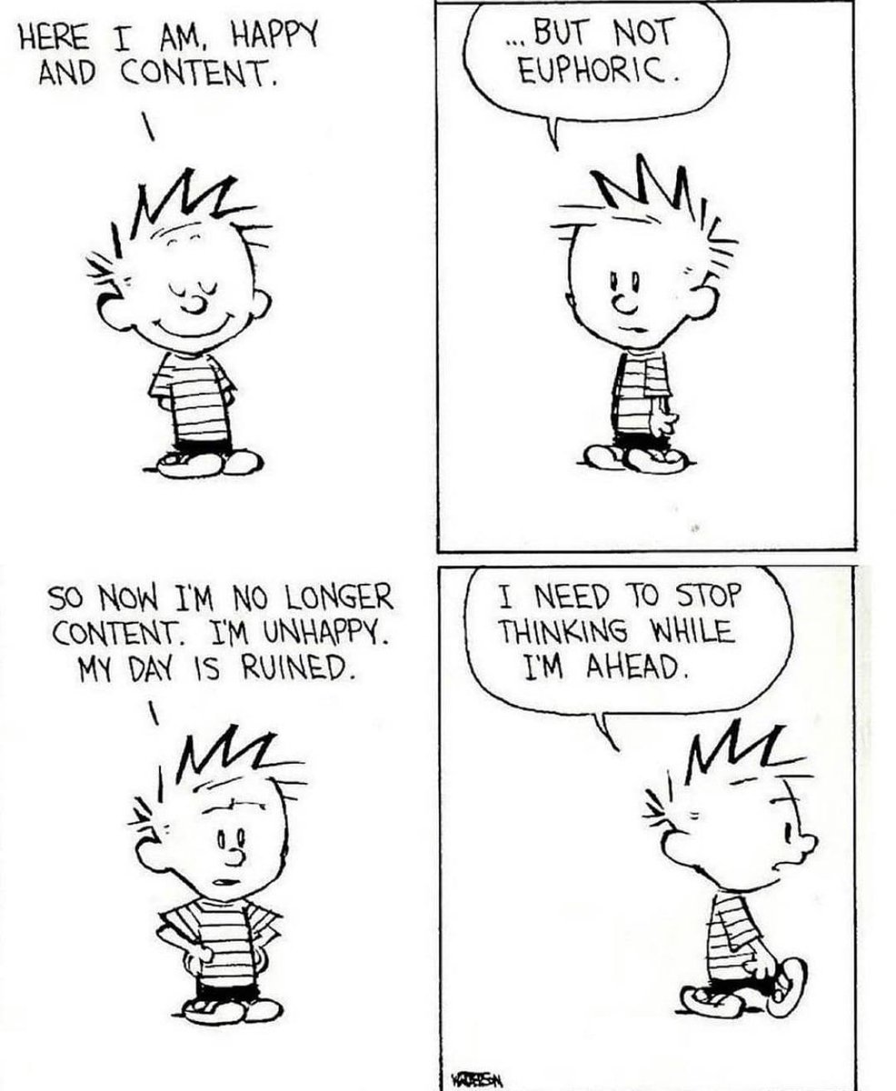 Calvinn_Hobbes's tweet photo. The daily struggle 🤣 #CalvinandHobbes https://t.co/d1gQAg2vXj